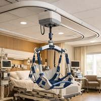 Rail de plafond en profilé d'aluminium de qualité médicale pour système de transfert de patients en salle d'hôpital