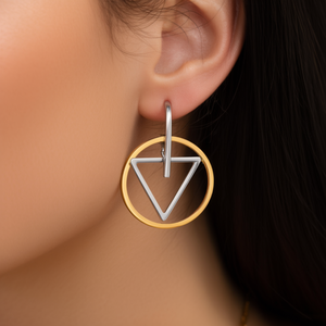 Boucles d'oreilles pendantes tendance E350-E200-0316G - Product Image 3