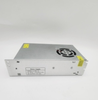 Transformateur d'alimentation industriel 300W 110-220V AC DC 12V 25A à boîtier en aluminium, efficacité >85%, CE, protection contre les courts-circuits