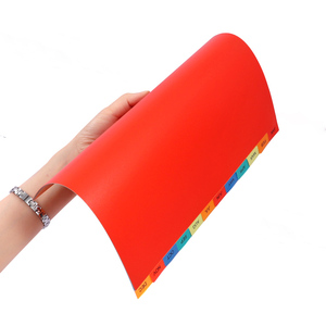 Foska fornitori <span class=keywords><strong>di</strong></span> cancelleria per ufficio PP <span class=keywords><strong>materiale</strong></span> plastico A4 11 fori rilegati a fogli mobili per Notebook indice con schede <span class=keywords><strong>di</strong></span> 12 mesi - Product Image 4
