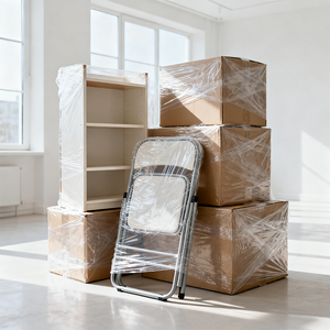 Pudi 500mm PE/LLDPE Film étirable en polyoléfine douce et brillante de qualité alimentaire étanche à l'humidité et antistatique largeur de 30cm - Product Image 5