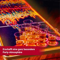 Table de Beer Pong LED Pliante Portable Mini 8 pieds Personnalisable OEM/ODM avec Logo, Taille et Matériaux au Choix – Jeu Interactif et Économique