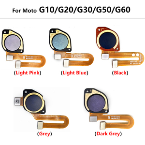 Bouton d'accueil pour Motorola Moto G10 G20 G30 G50 G60 capteur d'empreintes digitales capteur d'identification tactile maison câble flexible ruban - Product Image 4