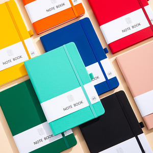 Carnet de notes en cuir vintage A5, logo personnalisé, couverture rigide, école, bureau, étudiant, agenda personnalisé, papeterie d'écriture - Product Image 5