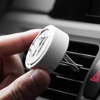 Diffuseur d'huiles essentielles en plâtre, parfum d'ambiance pour la maison, désodorisant de voiture rond en céramique couleur marbre avec logo personnalisé