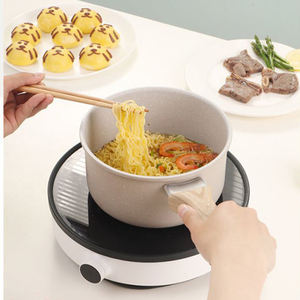 Inicio Batería de cocina Sartenes 18cm Acero inoxidable 304 Olla de cocina Sartén de nieve con tapa - Product Image 5