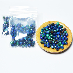 100pcs perles rondes azurite naturelle 6mm fournitures de bijoux en pierre de guérison à moins de 50 $, prêt à expédier - Product Image 3