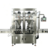Ligne de remplissage automatique de poudre à lever, ligne de conditionnement et d'emballage de poudre de cacao en bouteilles