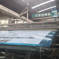 Panneaux solaires en polycarbonate transparent à double paroi de 8 mm et 10 mm, quatre couches, protection UV, bord circulaire pour toit de serre et fenêtre