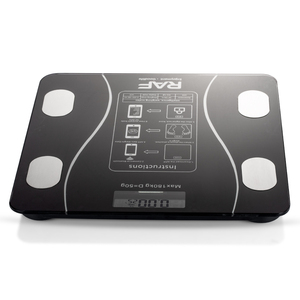 Báscula de Baño Digital RAF con Pantalla LCD, Vidrio Impermeable y Función de Apagado Automático R.10034 - Product Image 2