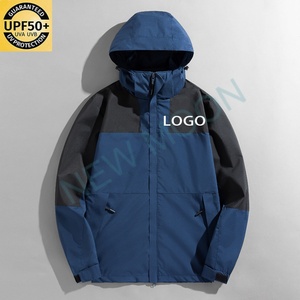 เสื้อแจ็คเก็ตกันลมสำหรับเล่นกีฬา UPF 50+ สำหรับผู้ชาย เหมาะสำหรับเดินป่า กิจกรรมกลางแจ้ง แห้งเร็ว กันน้ำ อุ่นสบาย สำหรับวิ่ง - Product Image 1