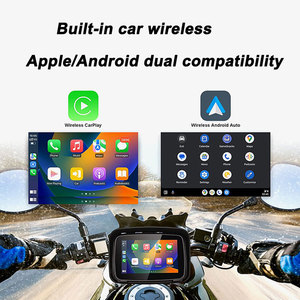 Linux System <b>GPS</b> Smart <b>Motorbike</b> Navigator LCD Supports Wireless Carplay Autowireless Hicar Mobile Internet Navigation - Product Image 2