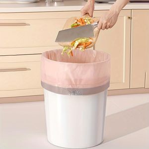 Huamaohengchun 1 Rollo/80 Piezas de Bolsas de Basura Extra Gruesas y Duraderas con Cordón - Bolsas de Basura Grandes y Portátiles para Cocina y Uso Doméstico - Product Image 2