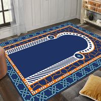 Ensemble cadeau jetable islamique Ourwarm, tapis de prière musulman pliable, design Janamaz, tapis de prière pour l'Aïd et le Ramadan