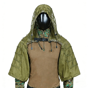 Traje Ghillie Personalizado Directo de Fábrica, Disfraz de <span class=keywords><strong>Camuflaje</strong></span>, Traje de Entrenamiento, Uniforme de <span class=keywords><strong>Camuflaje</strong></span> para <span class=keywords><strong>Francotirador</strong></span>, Traje Táctico con Gorro - Product Image 2