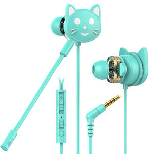 Juego en oído estéreo gato oído auriculares Auriculares auriculares PC juego de otros accesorios del teléfono móvil accesorio del teléfono - Product Image 6