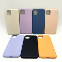 Coque de téléphone portable originale mate antichoc en silicone liquide givré pour iPhone 12 13 14 15 16 Pro Max