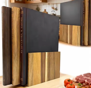 Planche à découper en bois massif en forme de <span class=keywords><strong>livre</strong></span>, nouvel article décoratif pour la <span class=keywords><strong>cuisine</strong></span>, à double usage - Product Image 4