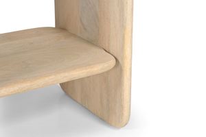 Estantería de madera de la mejor calidad, modelo abierto, color blanco, madera de mango TC, precio al por mayor, colección de muebles. - Product Image 6