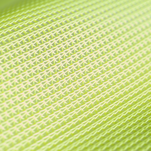 ตาข่ายโพลีเอสเตอร์เคลือบแบบอัดขึ้นรูปไวนิลสีเหลืองสดใสรั้วเพื่อความปลอดภัยธง19210-BK สว่าง - Product Image 1