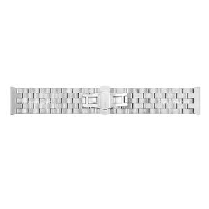 Vintage Retro 22mm Luxury Stainless Steel Watch <b>Strap</b> with Elastic Butterfly Clasp 20cm for Watch Band - Product Image 2