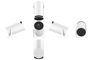 Projetor Inteligente Portátil de Alto Brilho com Sistema BT 5.0 Keystone Auto Android 11 2.4/5G WIFI Lâmpada <span class=keywords><strong>LED</strong></span> Mini Home Theater - Product Image 2