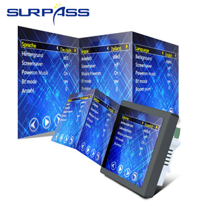 PW425E Pantalla táctil de 4 pulgadas Mini reproductor de música de alta fidelidad Amplificador de audio inteligente para <span class=keywords><strong>Bluetooth</strong></span> y Wifi Receptor de montaje en pared - Product Image 4