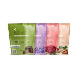 Manufacture Smell Proof Cosmetic Shampoo Small Three Sides Sealed Packet Liquid Cosmetic Sample Sachets