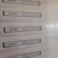 Nouveau papier offset recyclé écologique non couché, rouleau de papier offset, papier d'impression sans bois, feuille de 60-140 g/m²