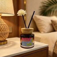 Ensemble cadeau diffuseur de parfum en verre de luxe personnalisé en usine avec diverses fragrances