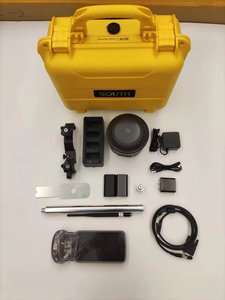 เครื่องมือสำรวจที่ดินแบบพกพา GNSS ภาคใต้ เสาอากาศแบบสองความถี่ ระบบ RTK GPS - Product Image 5