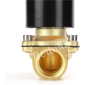 Vanne solénoïde électrique en laiton 1/2 pouce 24V normalement fermée pour eau, air, gaz, carburant, huile - Product Image 4