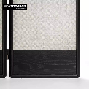 Biombo Plegable Móvil de Diseño Moderno, Divisor de Madera de Fresno Blanco, Mueble Personalizable para Sala de Estar, Uso Comercial, Alta Calidad - Product Image 5