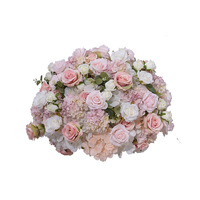 Chemin de table floral en soie pour mariage, décoration de chemin de cérémonie, rangée de fleurs pour arche de mariage, fleurs en soie pour la maison et les mariages