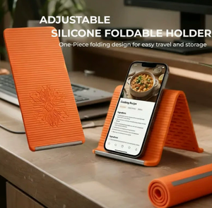 Support de téléphone pliable en silicone pour visualisation mains libres pour bébés, support universel portable multi-usages pour les employés de bureau - Product Image 5