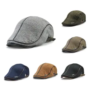 Wholesale Low Moq Flat Cap Ivy Hat Cotton Beret Hats Newsboy Cap Men's Hat Ivy