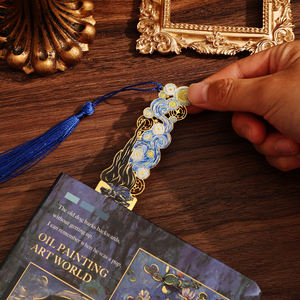 इमाडा स्टेशनरी 1 पीसी स्टाररी नाइट मेटल बुकमार्क के साथ छात्रों के शिक्षकों के लिए स्नातक उपहार - Product Image 2