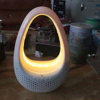 Lampe de nuit décorative pour la maison avec haut-parleur et lumière LED colorée