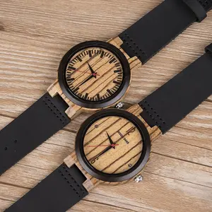 DODO — montre-bracelet en cuir pour hommes, montre en bois naturel, Antique, à Quartz, OEM, japon, japon