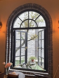 Thép cong cửa sổ nhiệt phá vỡ đôi bằng kính cách nhiệt khung cách âm thiết kế chống thấm nước cho villasandapartments dân cư - Product Image 3