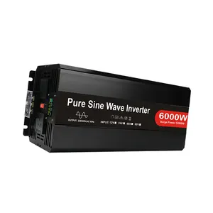 家庭用家庭用インバーター用6000w48V純粋正弦波パワーインバーター
