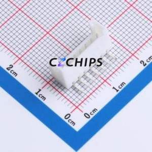 W200110K-7PW2113 Wire-to-Board Pin Header Bent Lead Through Hole,P=2mm Connector 1x7P 2mm Right Angle Insert HY - Product Image 1