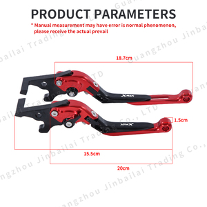 Pièces de système de stationnement modifiées CNC pour moto, levier de frein et d'embrayage pliable en alliage d'aluminium avec <span class=keywords><strong>LOGO</strong></span> pour XMAX XMAX300 - Product Image 2
