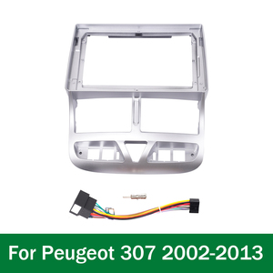 Panel de navegación GPS para coche <span class=keywords><strong>Peugeot</strong></span> <span class=keywords><strong>307</strong></span>, <span class=keywords><strong>pantalla</strong></span> de 9 pulgadas, 2 Din, Android, Radio Estéreo, marco de Panel fascia, 2002-2013 - Product Image 3