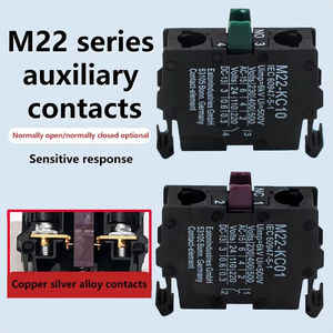 โมเอลเลอร์ M22-K10 ชุดคอนแทคเอลิเมนต์ซีรีส์ M22, 1 N/O, ติดตั้งด้านหน้า, ขั้วต่อแบบสกรู, IP20 - Product Image 6