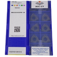 ZCC CT WNHU080608PNR-GM YBC302 YBD152 YBM253 Plaquettes de fraisage indexables en carbure pour tour, outils de coupe CNC, MOQ : 10 pièces