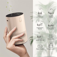 Diffuseur d'arômes électrique rechargeable par USB portable, affichage numérique, plastique, utilisation en hôtel, diffuseur d'huiles essentielles pour voiture, nouvelle batterie