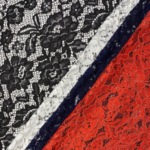 Nouvelle dentelle en coton sexy 2026 à bords ondulés, motif grande rose, pour jupes, robes, vêtements féminins, dentelle noire pour robe de mariée - Product Image 5