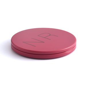 Portable Custom Logo ABS Round Dual Side Cosmetic Pink Fold <b>Compact</b> Pocket <b>Mirror</b> - Product Image 3