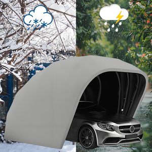 En stock <span class=keywords><strong>Toldo</strong></span> de PVC para exteriores Cubierta plegable para coche Toldos plegables Manual Galvanized <span class=keywords><strong>Garage</strong></span> - Product Image 1